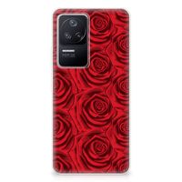 Xiaomi Poco F4 TPU Case Red Roses - thumbnail