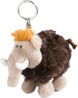 Nici sleutelhanger Mammoth junior 10 cm pluche bruin/beige