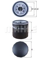 Oliefilter MAHLE, Diameter (mm)75mm, u.a. für Peugeot, Ford, Citroën, Land Rover