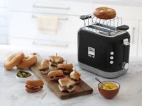 Kenwood Home Appliance TCX751BK Broodrooster 2 branders, Met bagelfunctie, Met broodrekje Zwart - thumbnail