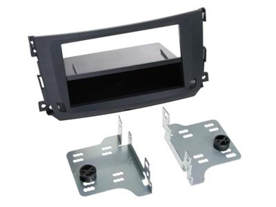 2-DIN Paneel Smart ForTwo 2010-2015 Kleur: Zwart 2-DIN Paneel Smart ForTwo 2010-2015 Kleur: Zwart