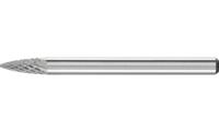 PFERD 21222543 Freesstift Spitsboog Lengte 37 mm Afmeting, Ø 3 mm Werklengte 7 mm Schachtdiameter 3 mm