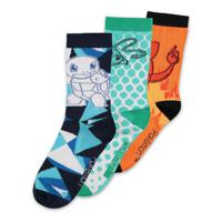 Pokemon Socks 3-Pack Crew 43-46 - thumbnail