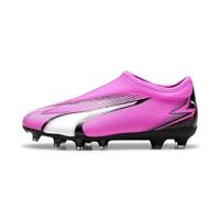 PUMA Unisex Ultra Match Ll Fg/Ag Jr Voetbalschoen voor kinderen, Poison Pink PUMA Wit PUMA Zwart, 5 UK
