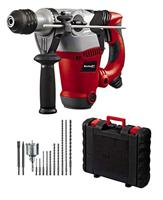 Einhell Boorhamerset RT-RH 32 Kit (1.250 W, 3 functies, pneumatisch slagwerk, SDS-plus-gereedschapsopname, incl. punten-/platte beitel, boorkroon, 10 boren, koffer)