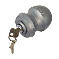 koppelingsslot 50 mm staal zilver
