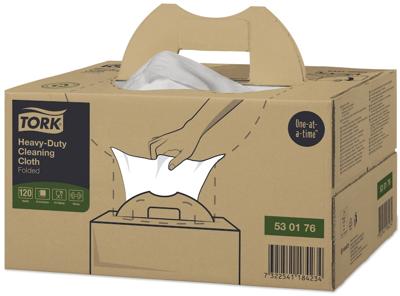 Tork 530176 schoonmaakdoek Wit 1 stuk(s)