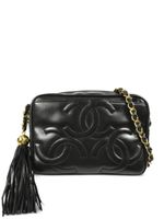 CHANEL Pre-Owned sac à bandoulière Triple CC (1995) - Noir - thumbnail