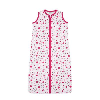 Meyco Dots baby slaapzak zomer 70 cm bright pink Meyco Dots baby slaapzak zomer 70 cm bright pink