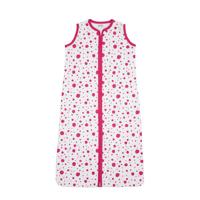 Meyco Dots baby slaapzak zomer 70 cm bright pink