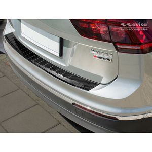 Echt 3D Carbon Bumper beschermer passend voor Volkswagen Tiguan II 2016- incl. Allspace 2017- AV249221