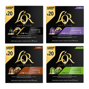 Proefpakket - L&apos;OR - 80 Nespresso compatible cups