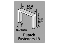 Dutack Niet serie 13 Cnk 8mm blister/1000 st. - 5011002