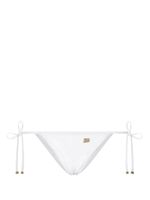 Dolce & Gabbana bas de bikini à plaque logo - Blanc