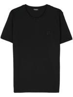 DONDUP T-shirt met geborduurd logo - Zwart