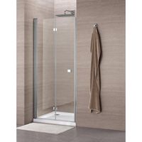 Royal Plaza Clever vouwdeur 90x195cm chroom profiel helder glas met Clean coating 55866 - thumbnail