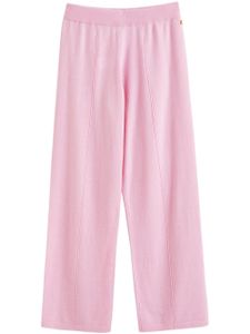 Chinti & Parker pantalon en maille fine à coupe ample - Rose