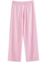 Chinti & Parker pantalon en maille fine à coupe ample - Rose