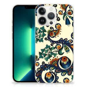 Siliconen Hoesje iPhone 13 Pro Max Barok Flower