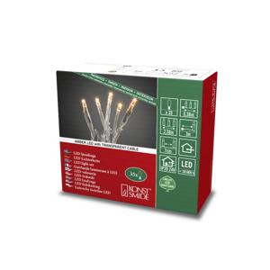 Konstsmide 6352-823 Micro-lichtketting Binnen Energielabel: G (A - G) werkt op het lichtnet Aantal lampen 35 LED Barnsteen Verlichte lengte: 2.38 m