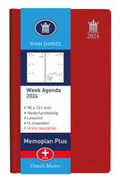 Agenda 2024 Ryam Memoplan 7 Plus Mundior 7dagen/2pagina&apos;s assorti