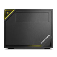 Sharkoon SHARK ZONE C10 PC-behuizing Zwart, Geel - thumbnail