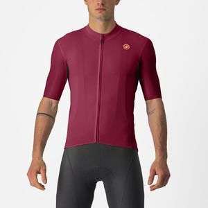 Castelli Endurance Elite korte mouw fietsshirt rood heren S