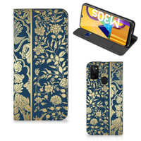 Samsung Galaxy M30s | M21 Smart Cover Beige Flowers