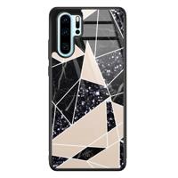 Huawei P30 Pro glazen hardcase - Abstract painted