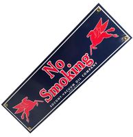 No Smoking Socony-Vacuum Oil Company Emaille Bord - thumbnail