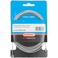 Inside brake kabel 3 meter met ton/nippel peer 6412/27 roestvrij staal