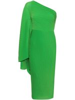 Solace London robe mi-longue Lenna à une épaule - Vert