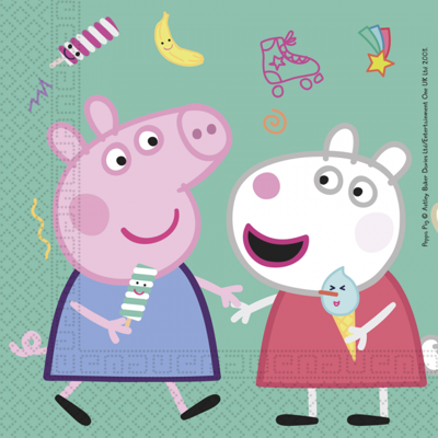 Servetten Peppa Pig en Susy