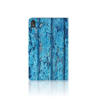 Lenovo Tab P11 | P11 Plus Tablet Book Cover Wood Blue - thumbnail