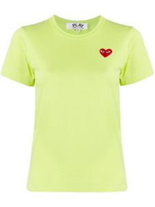 Comme Des Garçons Play t-shirt à patch logo - Vert