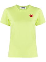 Comme Des Garçons Play t-shirt à patch logo - Vert - thumbnail