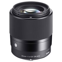 Sigma 30mm F1.4 DC DN | C MILC Standaardlens Zwart - thumbnail