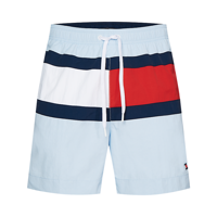 Tommy Hilfiger heren zwembroek logo - lichtblauw