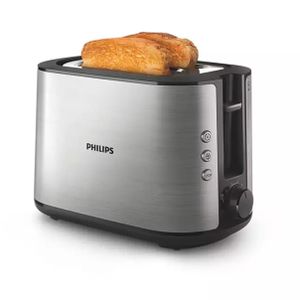 Philips Viva Collection HD2650/90 Broodrooster - 2 sneetjes, brede opening, metaal