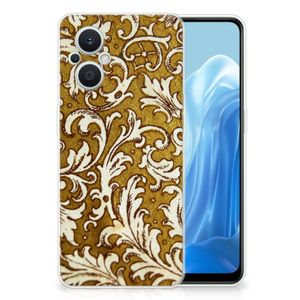 Siliconen Hoesje OPPO Reno8 Lite Barok Goud