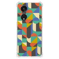 OPPO Reno8 T 5G Doorzichtige Silicone Hoesje Funky Retro - thumbnail