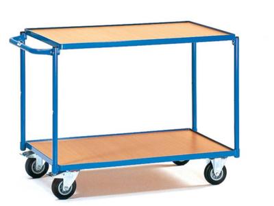 Fetra 2942 2942 Tafelwagen Staal Poedercoating Laadvermogen (max.): 250 kg Stralend blauw (RAL 5007)