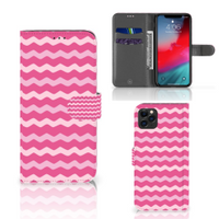 Apple iPhone 11 Pro Max Telefoon Hoesje Waves Pink