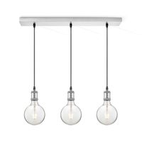 Light depot - hanglamp pendel Vintage 3L Beam - mat staal - Outlet