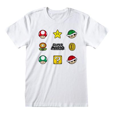 Nintendo T-Shirt Super Mario - Items Size L