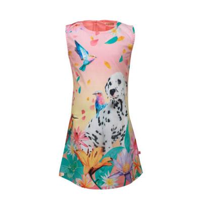 Someone jurk Dalman met printopdruk roze/multicolor Someone jurk Dalman met printopdruk roze/multicolor