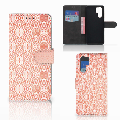 Huawei P30 Pro Telefoon Hoesje Pattern Orange Huawei P30 Pro Telefoon Hoesje Pattern Orange