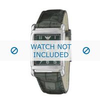 Armani horlogeband AR-0215 Croco leder Groen 22mm - thumbnail