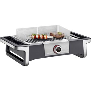 Severin PG 8114 DigitalBOOST Grill Tafelblad Electrisch Zwart, Zilver 3000 W