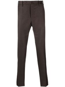 Incotex pantalon slim à taille basse - Marron